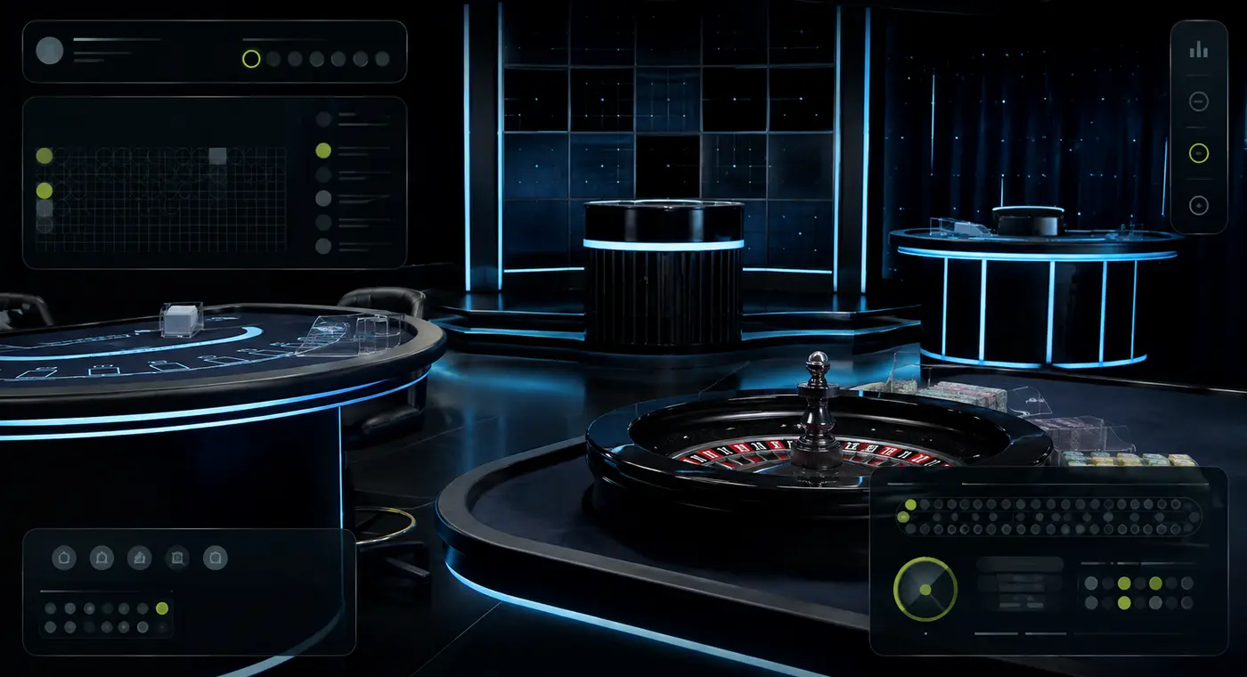 WinRushGo Live Casino roulette and blackjack tables